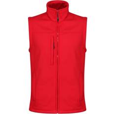 Man - Rekbaar Vesten Regatta Flux Softshell Bodywarmer - Rood