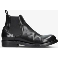 Rubber Ballerinas Ganni Leather Buckle-embellished Slingback Flats - Black