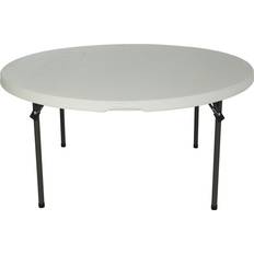 Lifetime 480435 Commercial Round Folding Table 5' Almond Table