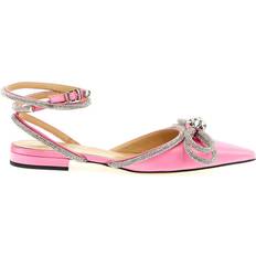 Platform - Women Ballerinas Mach & Mach Double Bow Ballet Flats Pink