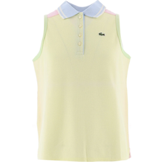 Yellow Polo Shirts Children's Clothing Lacoste Girls Yellow Logo Polo Shirt