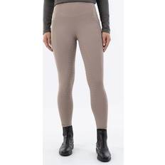 Br Tights m. Full Grip - Taupe Gray