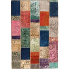 RugVista Patchwork Multifärgad 141x207cm