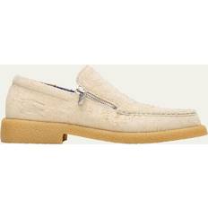 Burberry Loafers Burberry Beige Suede Chance Loafers - Clay