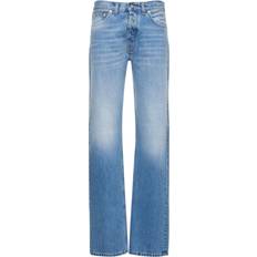 Unisexe Jeans Maison Margiela Jean Droit En Denim Taille Mi-haute