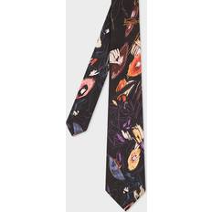 Black Ties Paul Smith Black Sketchbook Botanical Tie