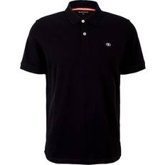 Tom Tailor Herren Basic Poloshirt - Black