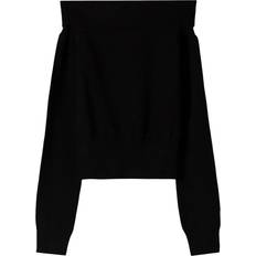 Bershka Sweatere Bershka Sort Bardot-Striktrøje - Black