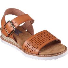 Skechers Brown Heeled Sandals Skechers Bobs Desert Kiss Sunny Flair Sandals - Brown