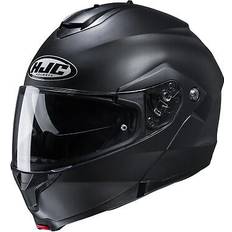 HJC Men Motorcycle Helmets HJC C91N Solid Helmet - Black Man, Adult