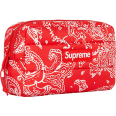 Rouge Trousses de maquillage Supreme Puffer Pouch 'Red Paisley'