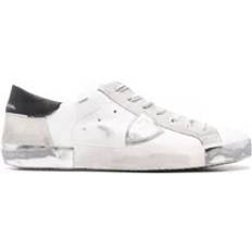Philippe Model 41 Skor Philippe Model Prsx Low White Silver