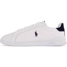 Polo Ralph Lauren Heritage Court II Leather Sneaker - White/Navy/Red