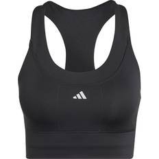 Clothing Run Pocket Medium Support Bra - Black