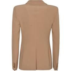 Max Mara Trøjer Max Mara Strik Cardigan Uld Paillet Broderet - Brun