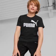 Puma Unisex T-shirts Puma Ess Logo Tee B T-shirt - Black