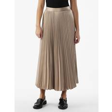 Yas Celine Midi Skirt Beige Frau