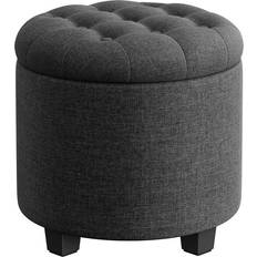 Songmics LOM011G01V1 Dark Grey Fotpall 44.5cm