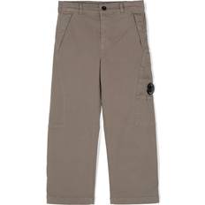 C.P. Company Kid's Lens Detail Trousers - Taupe Grey