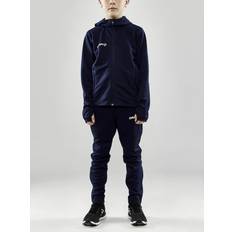 134/140 - Piger Bukser Craft Vsk Evolve Pants Junior Træningsbukser - Navy Blå & Sort