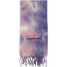 Herren - Lila Halstücher & Schals Acne Studios Tie-Dye Alpaca Wool Scarf - Lila