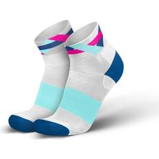 Microfiber - Unisex Underwear Incylence Ultralight Twists Running Socks - Moisture-Wicking White