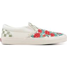 Vans Pink Shoes Vans Slip-On DX 'Rose Embroidery' - Marshmallow/Turtledove