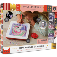 Painting Fao Schwarz Sparkle Studio Light Up Diamond Painting Starter Kit