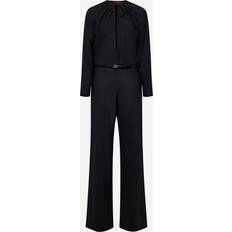 Gucci Jumpsuits & Overalls Gucci Belted Wool Jumpsuit - Black