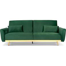 Wood Sofas Bravich Libbie Green Sofa 212cm 3 Seater