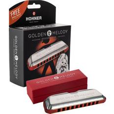 Puhallinsoittimet Hohner Golden Melody Progressive 10 Holes Key Harmonica