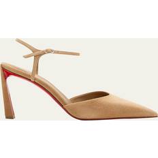 Christian Louboutin Shoes Christian Louboutin Lionne Condora Riviera 85 Suede Heeled Courts Women
