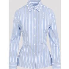 Multicoloured - Women Shirts Jacquemus Womens Jacquard La Chemise De Costume Striped-print Shirt