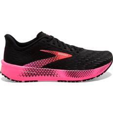 Brooks Tempo Running Shoes - Black/Pink/Hot Coral