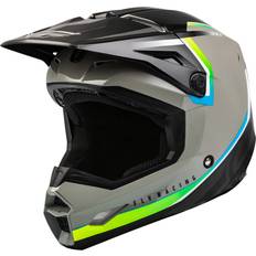 Adult Motorcycle Helmets Fly Racing 2023 Kinetic Vision Helmet (Grey/Black, Large) Adult