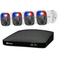 Surveillance Cameras Swann SWDVK-856804MQB-US 4-Camera 8-Channel Security System with 2TB HDD