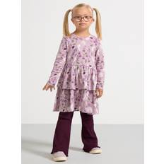 Lindex Flickor Barnkläder Lindex Kids' Woodland Print Peplum Dress - Light Dusty Lilac