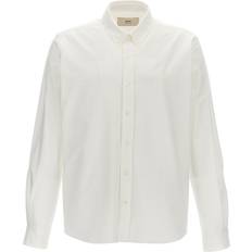 Natural Camisas Ami Paris Camiseria Hombre Classic Fit Shirt - USH060CO0031