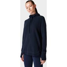 Clothing Sweaty Betty Womens Fleece Hoody - Navy