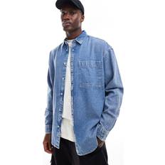 ASOS DESIGN Oversize-Hemd in Blau