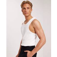 Les Deux Herr Linnen Les Deux Arthur Tank Top Linnen Ärmlösa Toppar White