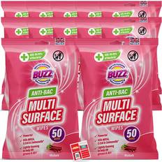 Multi-purpose Cleaners Antibac Surface Wipes 200 Pk - Rhubarb Scented Cleaning - Kills 99.9% Of Bacteria - One Size