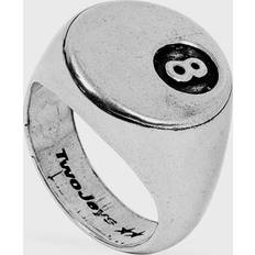 Hombre Joyería Twojeys ball RingPlata men Jewellery silver tamaño:20 MM