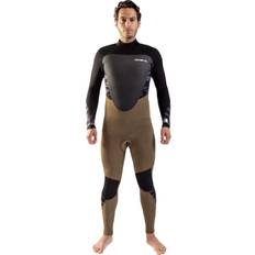 Green Wetsuits Gul Mens Response 5/3mm GBS Back Zip Wetsuit Green