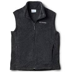 Girls Fleece Jackets Boys' Little Steens Mountain Fleece Vest - Charcoal Heather