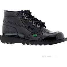 Kickers Kick Hi Patent Boots - Black