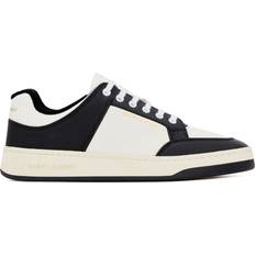 Saint Laurent Perforated Leather Sneakers - Black