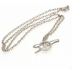 Arsenal FC Arsenal silver plated pendant & chain gn