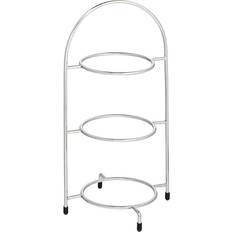 Cake Stands Utopia Utopia Chrome Three Tier 200 mm DY296 Cake Stand