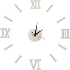 Pricenet Silver Roman Numerals Wall Clock